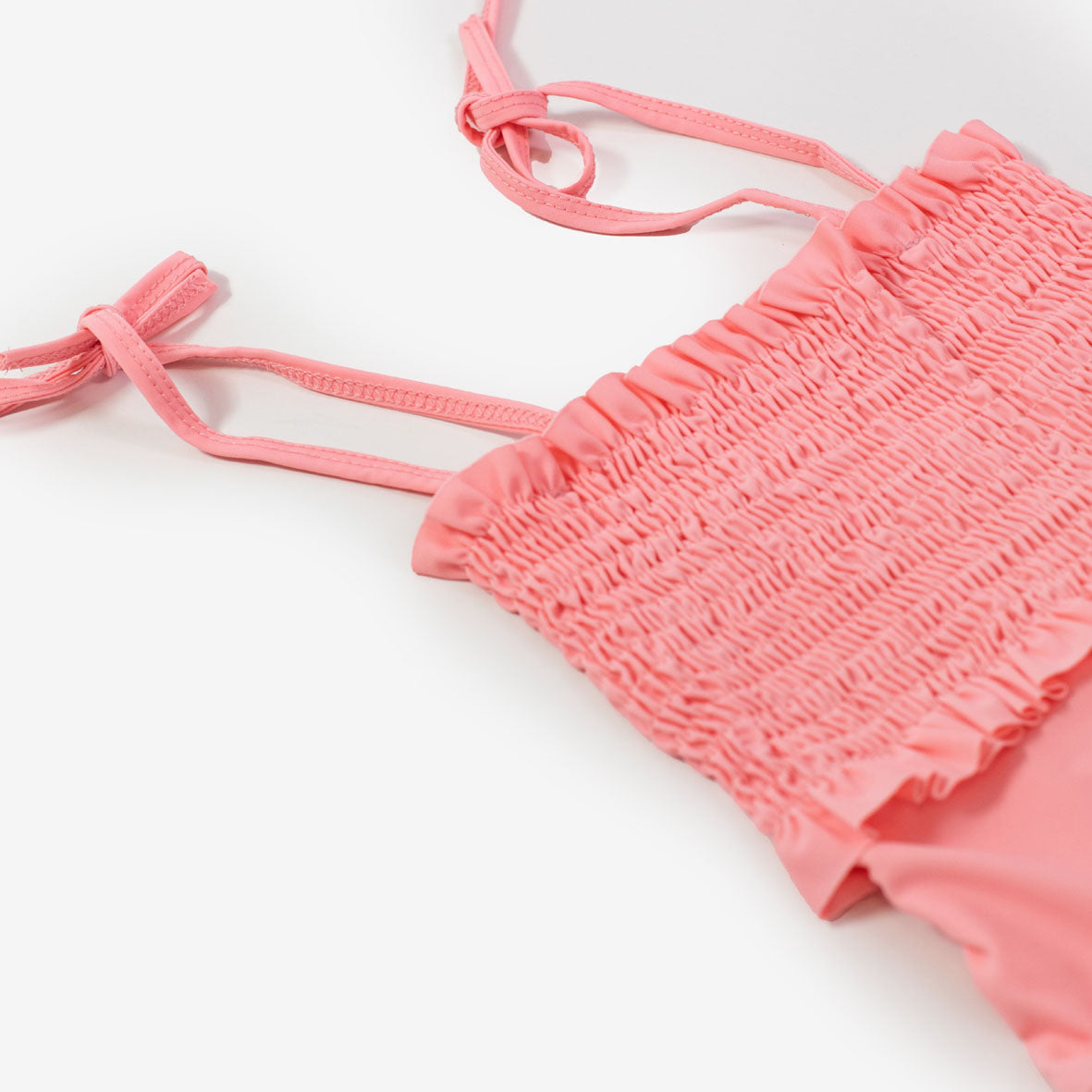 Rouched Pink Lemonade Swimwear for her
