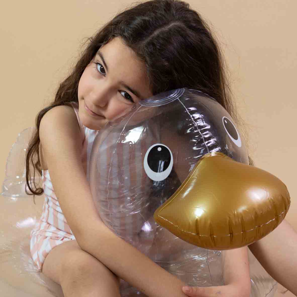 Transparent Duck Floaty Inflatable