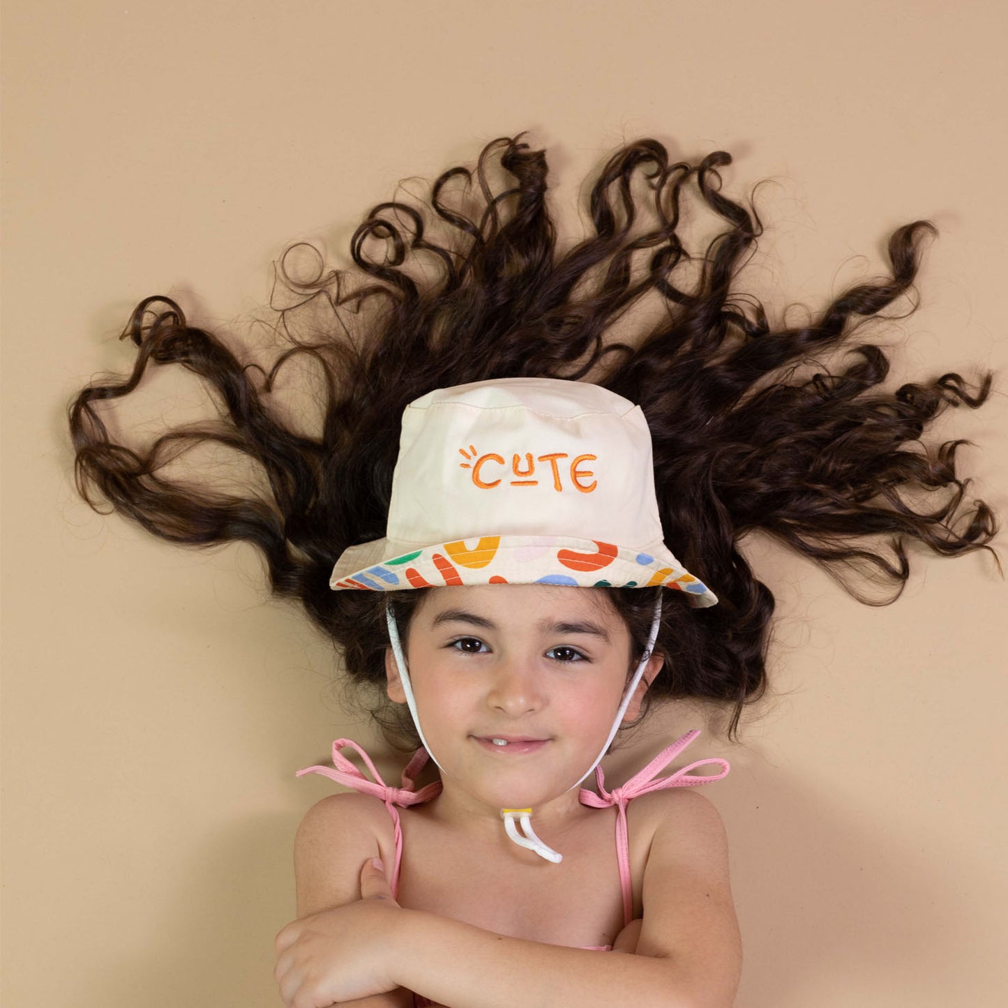 Double the Fun "CUTE" Reversible Bucket Sun Hat