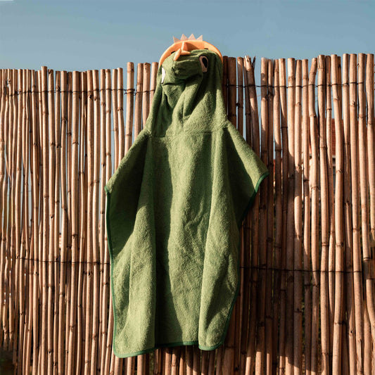 Animal Adventure Hooded Towel Poncho - Monster Teeth Hood