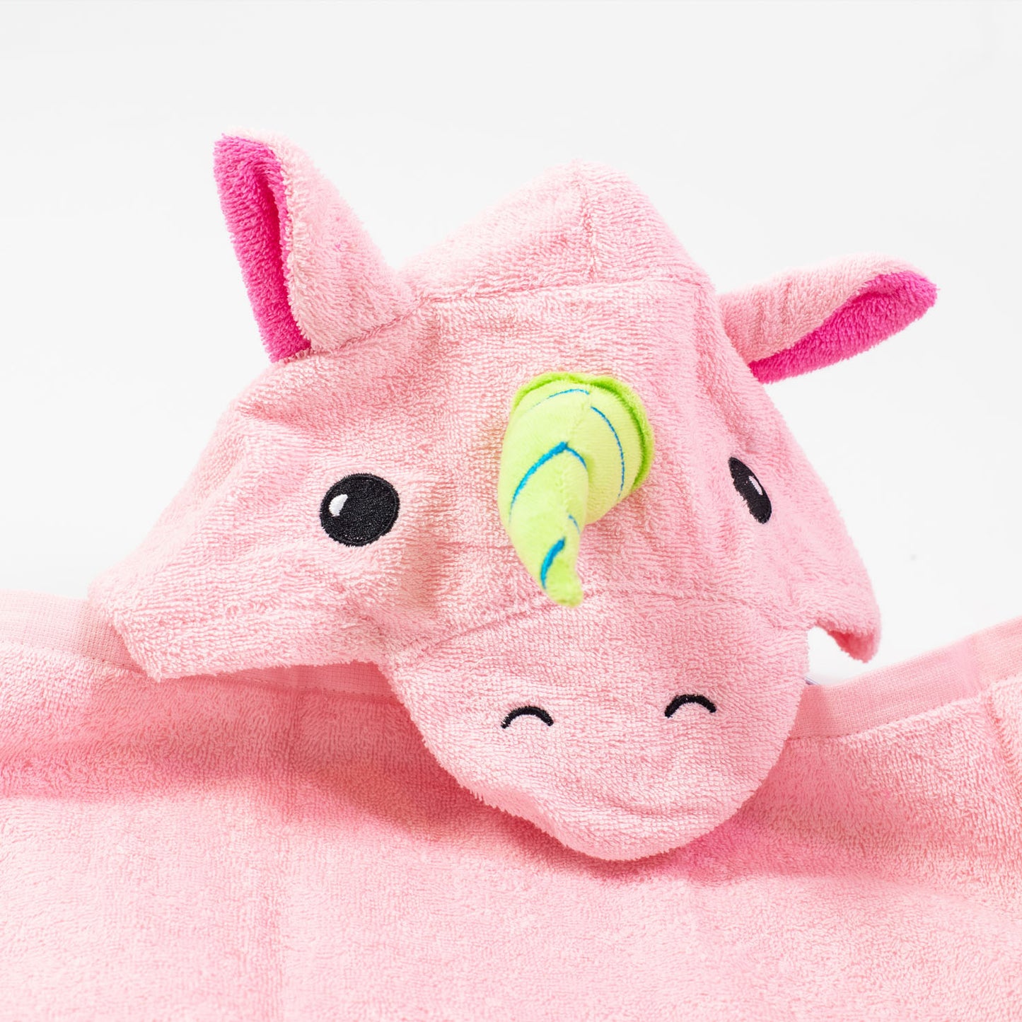 Unicorn Magic Adventure Hooded Towel Poncho - Horn Hood