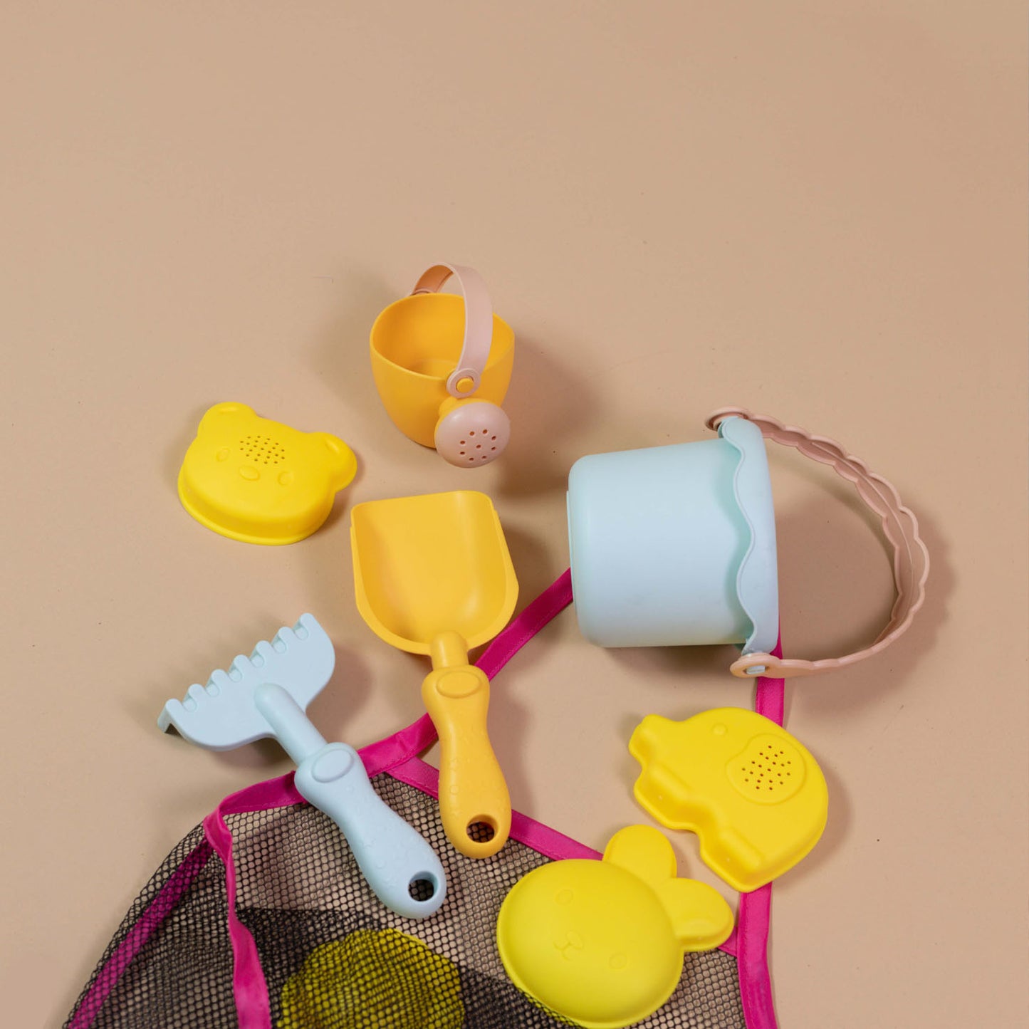 Kids' Outdoor Play Sand Toys - Bucket, Shovel, Rake & Molds