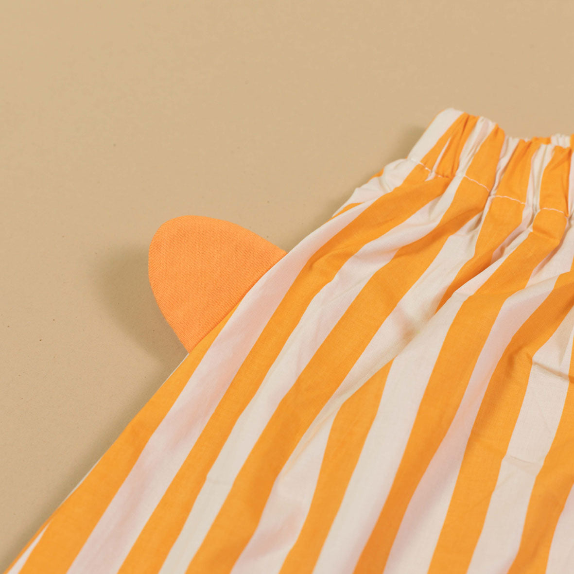 Tangerine Stripe Swim shorts for him