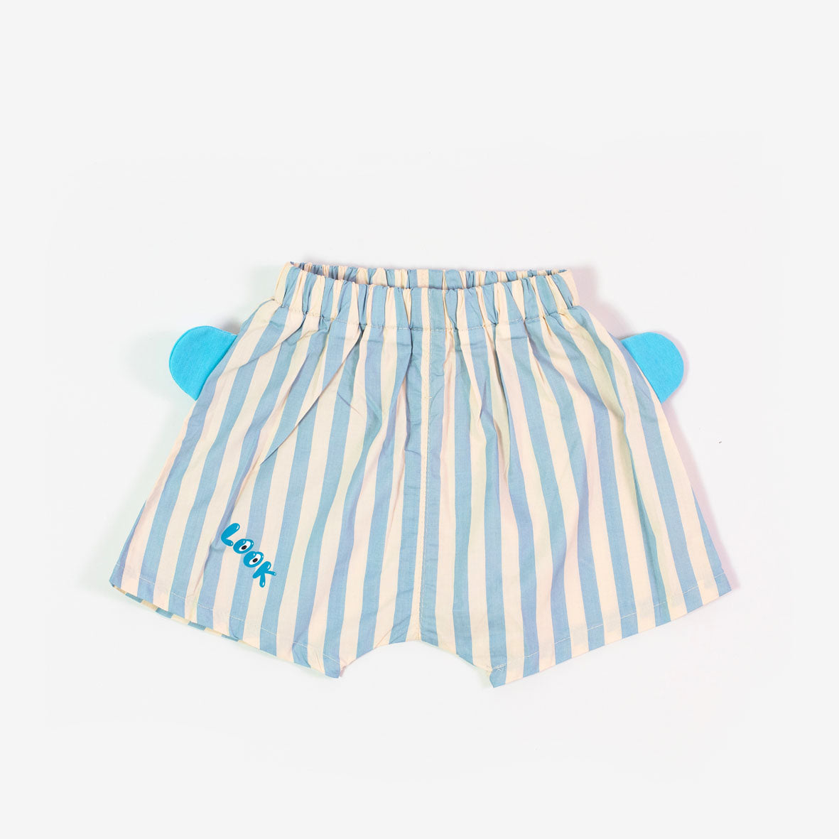 Aqua stripe swimwear for him