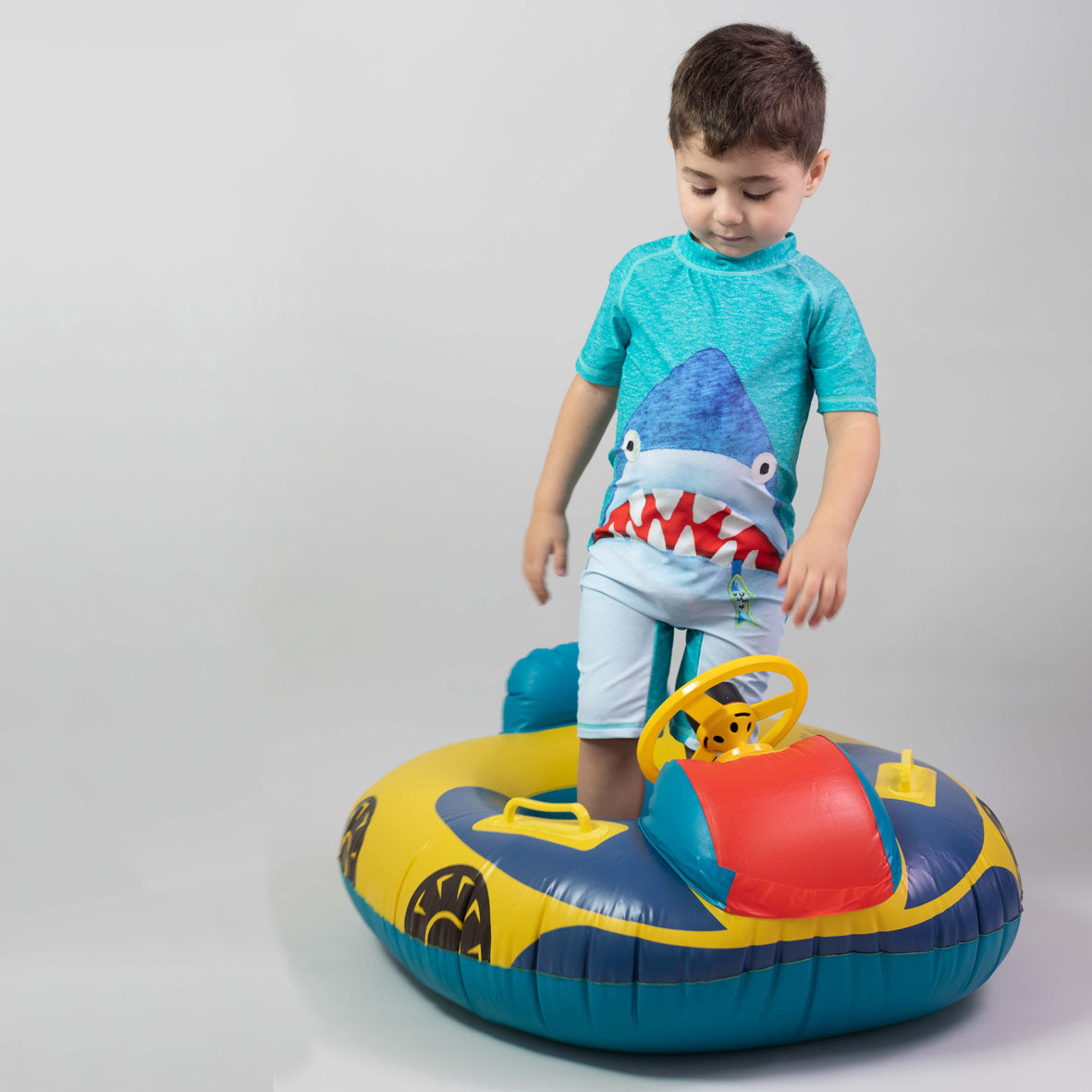 Shark print swimwear for him