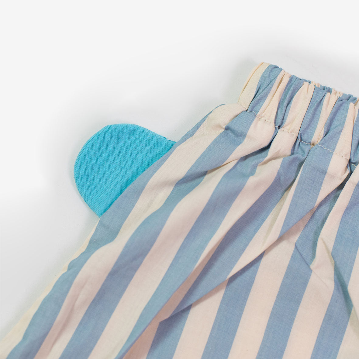 Aqua stripe swimwear for him