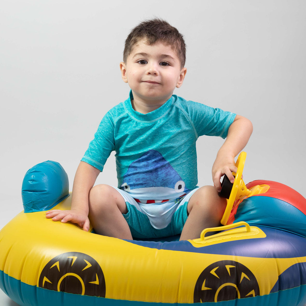 Shark print swimwear for him