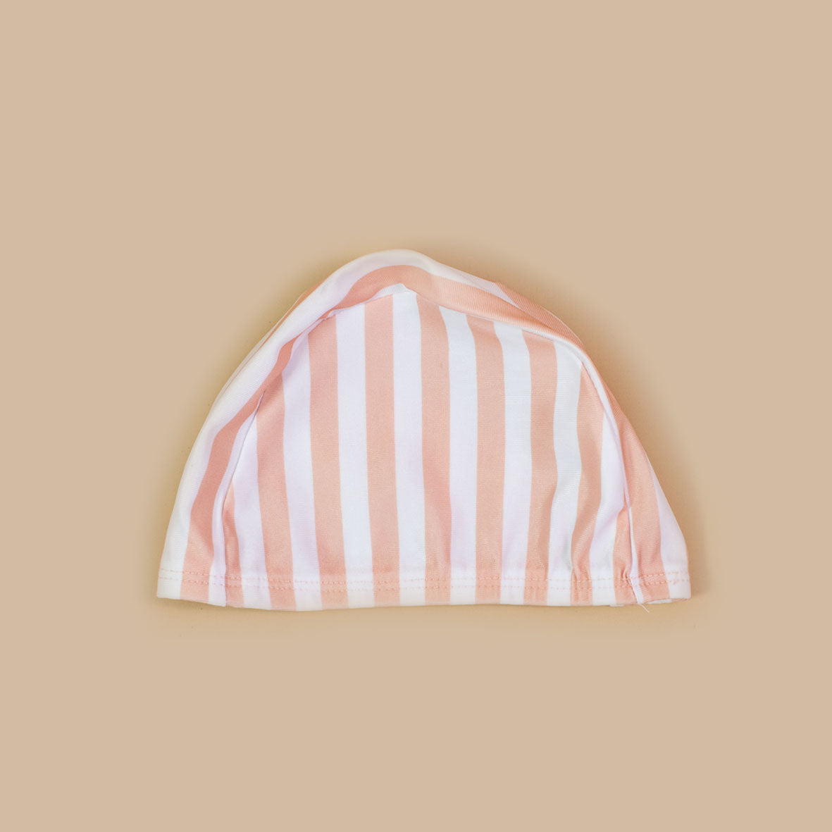 Striped UPF Sun Bonnet for Kids