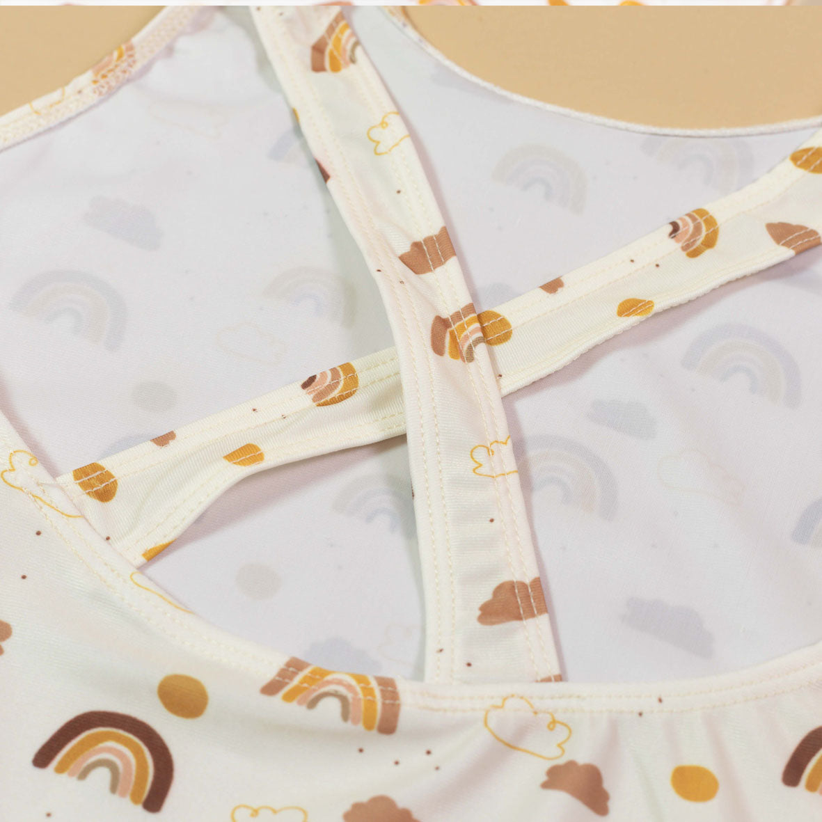 Rainbow Print One-Piece Swimsuit for her