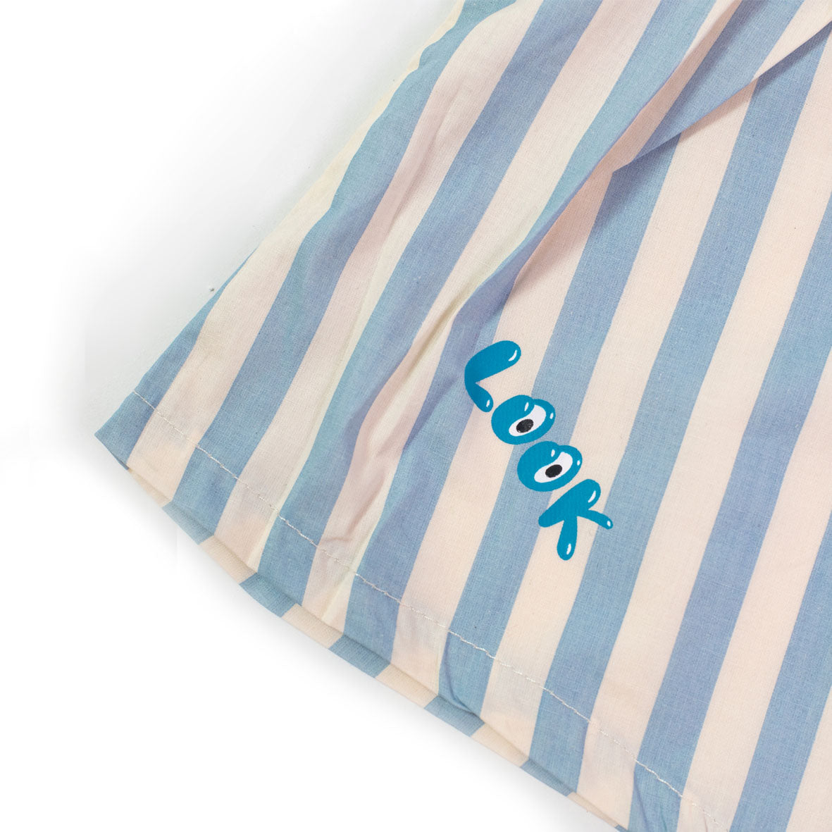 Aqua stripe swimwear for him